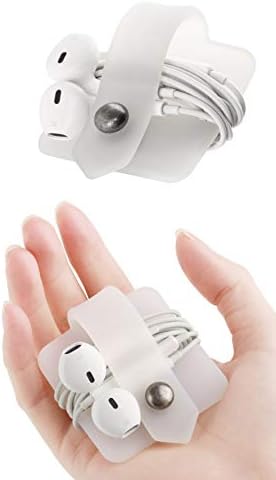 Cord Organizer Earbuds Holder Earphone Wrap Earphones Organizer Headset Headphone Earphone Wrap Winder Cord Manager Cable Winder Set of 3 - Image 5
