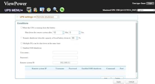 OPTI-UPS (European 230 Volts) Line Interactive UPS Battery Backup with AVR Surge Protection - Uninterruptible Power Supply – Please See Picture (Black, 2000va) - Image 7