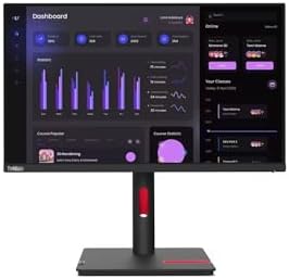 Lenovo Thinkvision T24I-30 23.8" PC Monitor 1xHDMI 1xVGA 5xUSB 250nit 60Hz 4ms (Renewed) by Amazon+Renewed