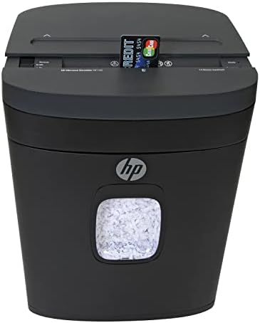 HP - Micro Cut Paper Shredder, 14-Sheet with Slide Top for Office - Image 6
