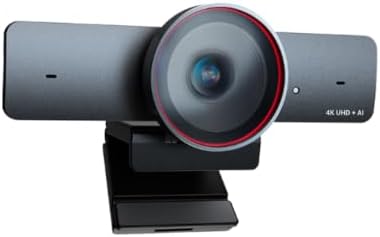 4K AI-Powered Conference Webcam with Microphones Speakers, Zoom Certified by WyreStorm