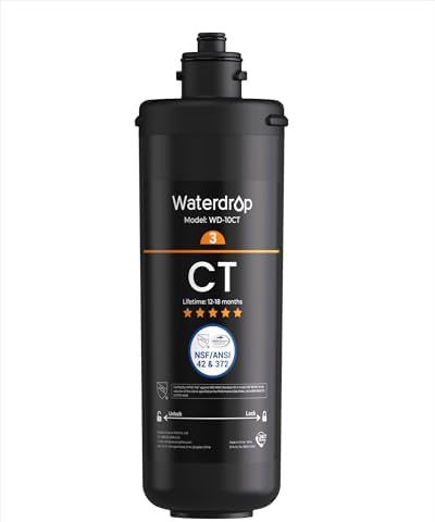 Waterdrop WD-10CT Water Filter Replacement for Waterdrop TSA & TSB 3-stage by Waterdrop