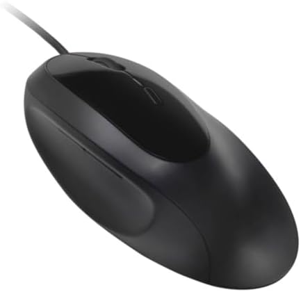 Kensington Wired Ergonomic Mouse - Pro Fit Ergo Wired Mouse for Your Home Office - Laptop/Desktop/PC/Gaming, with USB 3.0 Connection, 4 DPI Settings and 5 Buttons - Black (K75403EU) by Unknown