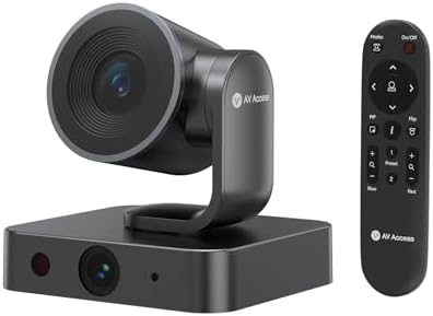 Dual-Camera AI-Powered PTZ Conference Camera (4K 15x Zoom+1080P Panoramic) by ACTIONSGLOBALUSINC