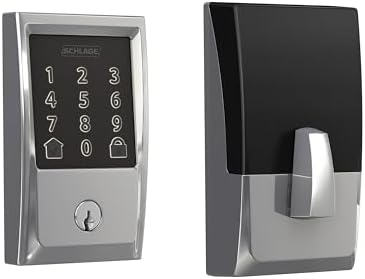 Schlage Encode Smart WiFi Deadbolt Lock with Century Trim, Bright Chrome by Unknown