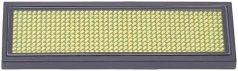 LED Name Badge Scrolling Message Tag, Blue, Dot (Yellow) - Image 3