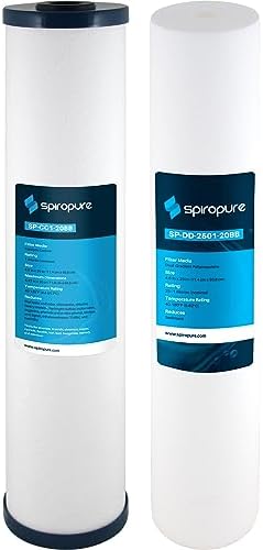 SpiroPure SP-WH225 2-Stage Whole House Filter Replacement Set for SP-WH200 by SpiroPure