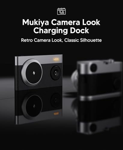 Mukiya 3 in 1 Magnetic Wireless Charging Station for Apple Devices (Black) - Image 2