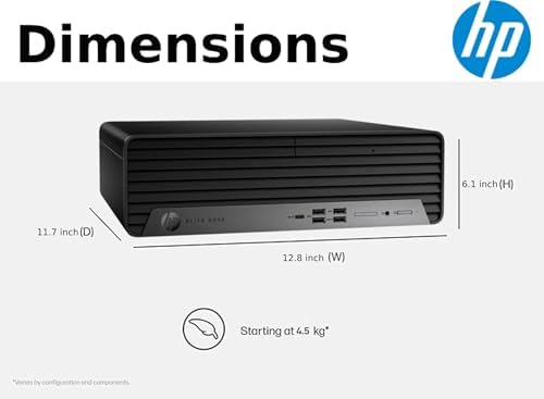 HP Elite 805 G9 SFF Business Desktop Computer, AMD Ryzen 5 8500G, 16GB DDR5, 1TB PCIe SSD, Radeon 740M Graphics, Dual 4K Display Support, USB-C, HDMI, RJ-45, Wi-Fi, Wired KB & Mouse, Windows11 Pro - Image 4