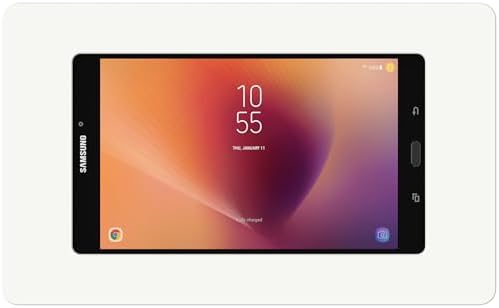 VidaMount White On-Wall Tablet Mount Compatible with Samsung Galaxy Tab A 8.0 (2017) - Image 2