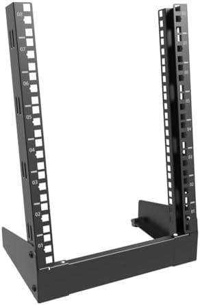 8U Small Desktop Network Rack 10" Mini Open Frame Server Rack by Followme