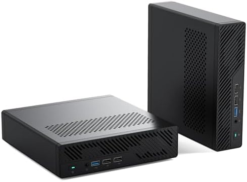MINISFORUM MS-01 Workstation Core i9-13900H Mini PC 32GB RAM 1TB SSD Micro Computer, 2xUSB4 1xHDMI Display, 2x2.5G LAN Port, 3X SSD Slot, 2x10G SFP+ Port, Support Discrete Graphics Cards by MINISFORUM