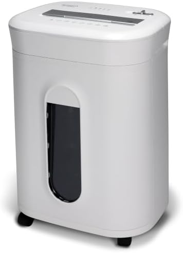 Aurora AU1060MA Professional Grade 10-Sheet High Security Micro-Cut Paper and Credit Card Shredder/ 60 Minutes/Security Level P-5, White, AU1060MA 10-Sheet High Security Microcut by Aurora