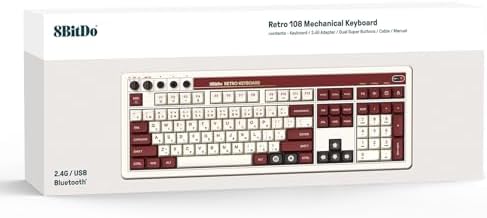 8BITDO Retro 108 Mechanical Keyboard - FAMICOM - Image 5