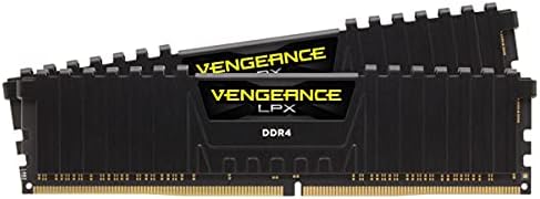 CORSAIR Vengeance LPX DDR4 RAM 16GB (2x8GB) Up to 3200MHz CL16-20-20-38 1.35V Intel AMD Desktop Computer Memory - Black (CMK16GX4M2E3200C16) by Unknown
