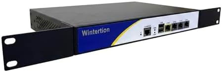 Wintertion1U/ Desktop/Rackmount Firewall Hardware,OPNsense, VPN, Network Security Appliance, RouterPC,N2600 4 x Gigabit LAN, COM, VGA, Fan, 0 RAM, 0 Storage (Desktop Type, 0 RAM 0 SSD Barebone) by Wintertion