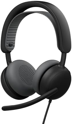 Logitech Zone Wired 2 Noise Canceling Headset with Adaptive Hybrid - Black by Unknown
