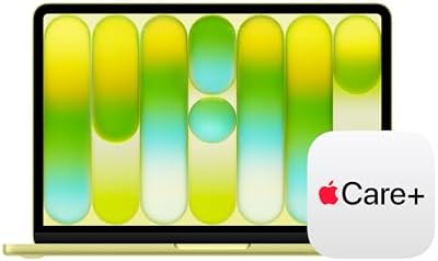 Apple 2026 MacBook Neo 13-inch Laptop with A18 Pro chip: Built for AI and Apple Intelligence, Liquid Retina Display, 8GB Unified Memory, 512GB SSD Storage, Touch ID; Citrus with AppleCare+ (3 years) by Apple