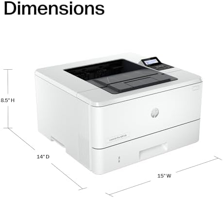 HP LaserJet Pro 4001dn Black & White Printer, Print, Fast speeds, Easy Setup, Mobile Printing, Advanced Security, Best-for-Small Teams, Ethernet/USB only - Image 6