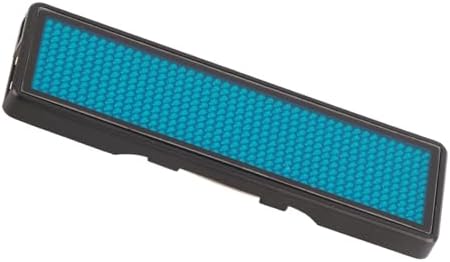LED Scrolling Name Badge Electronic Message Display Tag Customizable 11x44 Dot Business Hospitality Retail ABS Plastic Blue Yellow White 93x30x6mm (Blue) - Image 7