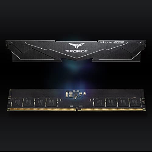 TEAMGROUP T-Force Vulcan DDR5 32GB (2x16GB) 6400MHz (PC5-51200) CL40 Desktop Memory Module Ram for 600 700 Series Chipset XMP 3.0 Black FLBD532G6400HC40BDC01 - Image 6