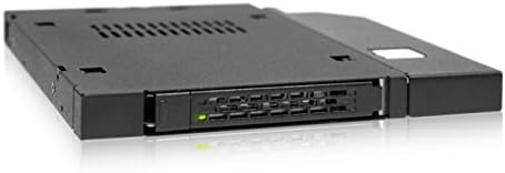 ICY DOCK 2.5” SATA/SAS HDD/SSD Rugged Full Metal Mobile Rack for Slim ODD or Slim FDD Bay | ToughArmor MB411SPO-B by ICYDOCK
