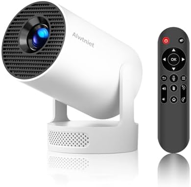 Mini Projector with Wifi and Bluetooth, Portable 4K Support Smart Proyector by Home