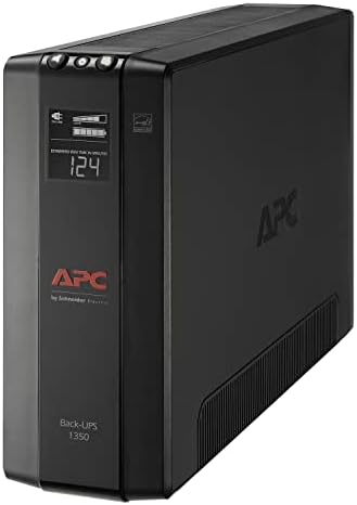 APC 1350VA/810W Pro UPS Battery Backup for Office Electronics, AVR, BX1350M by APCbySchneider-Electric