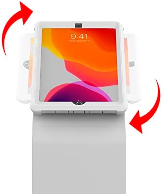 Floor Stand & Case - CTA Premium Floor Stand with Removeable Magnetic Protective Case for iPad 7-9 Gen 10.2”, Air 3, & Other 10.2-Inch iPad Devices - White (PAD-PARAF10W) - Image 3