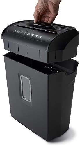 Aurora AU608MB High-Security 6-Sheet Micro-Cut Paper Credit Card Shredder with 3.5-Gallon Wastebasket, 4-Minute Continuous Running Time, Security Level P-4 - Image 4