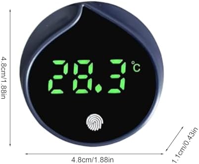 Aquatic Heat Meter – Scale Screen Instrument, Smart Climate Indicator, Submersible Environment Checker, Pet Care Equipment | Fresh Salt System Controller Compact Build with Clear Visibility - Image 7