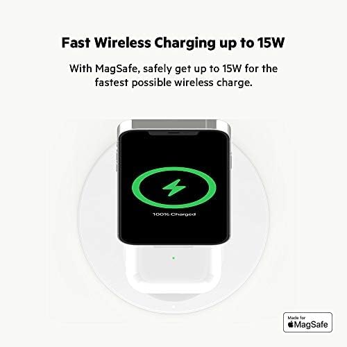 Belkin MagSafe 2 in 1 Wireless Charging Stand, Fast Charger (Renewed) - Image 5