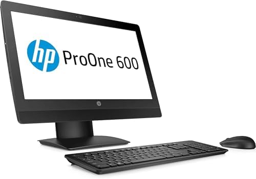 HP ProOne 600 G3 All-in-One Desktop Computer PC 21.5-inch FHD, Intel Pentium G4560 3.5GHz, 8 GB RAM, 256 GB SSD, Keyboard and Mouse, WiFi, Windows 11 Pro (Renewed) - Image 4