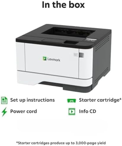 Lexmark MS431DN Laser Printer - Monochrome - 42 ppm Mono - 2400 dpi Print - Automatic Duplex Print - 100 Sheets Input - Gigabit Ethernet (Printer) - Image 4