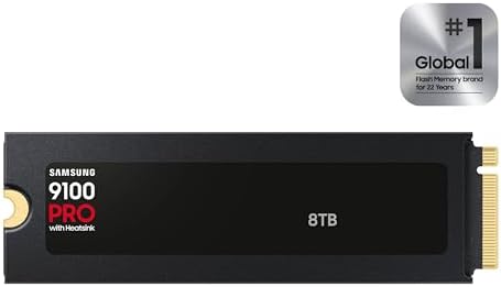 Samsung SSD 9100 PRO w/Heatsink 8TB, PCIe 5.0x4 M.2 2280, Up to 14,800MB/s - Image 2