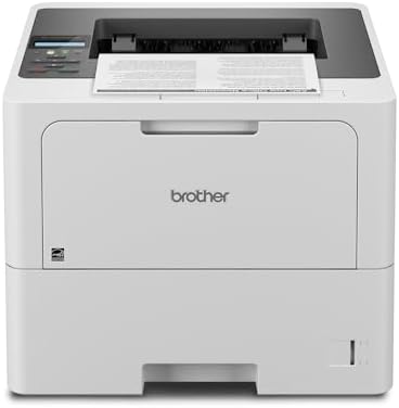 Brother HLL6210DW Business Monochrome Laser Printer with Large Paper Capacity, Wireless and Gigabit Ethernet Networking, Advanced Security Features and Mobile Printing (Renewed Premium) by Unknown
