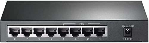 TP-Link TL-SG1008P V4 | 8 Port Gigabit PoE Switch | 4 PoE+ Ports @64W | Desktop | Plug & Play | Sturdy Metal w/ Shielded Ports | Fanless | Limited Lifetime Protection | QoS & IGMP Snooping | Unmanaged - Image 4