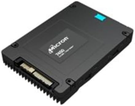 Crucial MTFDKCC15T3TFR-1BC1ZABYYR 7450 Pro 15.36 TB Internal 2.5 in. U.3 PCIe 4.0 NVMe Solid State Drive, Black by Micron