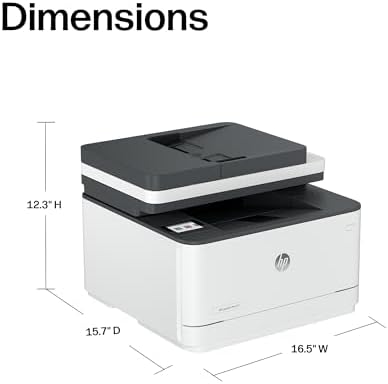 HP LaserJet Pro MFP 3101sdw Wireless Black and White All-in-One Laser Printer, Office Printer, Duplex, Best-for-Small Teams (9D2X4F) - Image 4