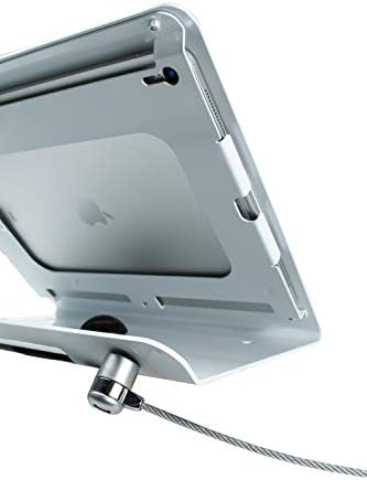 Theft-Deterrent Kiosk – CTA Sleek Rotating Theft-Deterrent Kiosk Stand with Optional Swivel for Retail Transactions and Security Locking Cable for iPad Pro 3rd Gen. 12.9-Inch (PAD-RTDW13) – White - Image 7