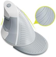 DELUX Wired Ergonomic Vertical Mouse, for Medium Hands(M618XU-White) - Image 2