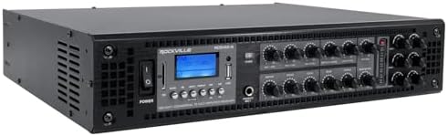 Rockville RCS180-6 180W 6-Zone 70V Commercial Amplifier with Bluetooth - Image 5