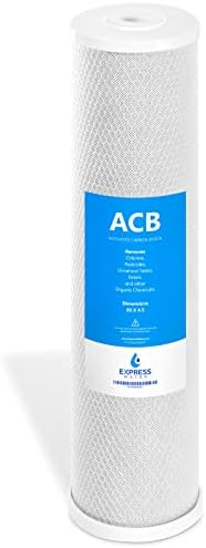 Express Water Activated Carbon Block Replacement Filter, Large Capacity by ExpressWater
