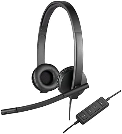 Logitech H570e Stereo Headphones with Noise Cancelling Microphone - Black by Unknown