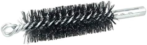 Weiler 44150 1-1/2" Double Spiral Flue Brush, .012 Steel Fill, Made in the USA by WeilerAbrasives