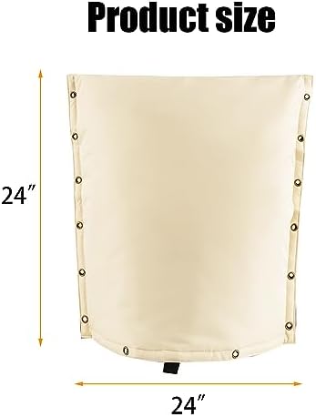 Insulated Backflow Preventer Pouch - Outdoor Pipe Insulation for Winter, Well Pump & Sprinkler Valve Protection - Image 2
