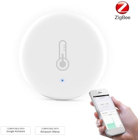 WiFi ZigBee Hygrometer Thermometer | Smart Temperature & Humidity Sensor | 30 Days Historical Data | Voice Control Compatible with | Wireless Environment Monitor - Image 3