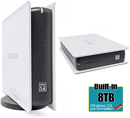 Avolusion PRO-5X Series 8TB USB 3.0 External Hard Drive for WindowsOS Desktop PC/Laptop (White) - 2 Year Warranty - Image 2