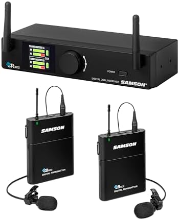 SAMSON Concert XD2 Dual Presentation Wireless Microphone System Lavaliere by Samson
