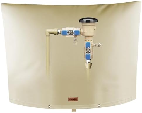TOHONFOO Backflow Preventer Cover, Pipe Freeze Insulation, 38"Wx24"H, Beige by TOHONFOO
